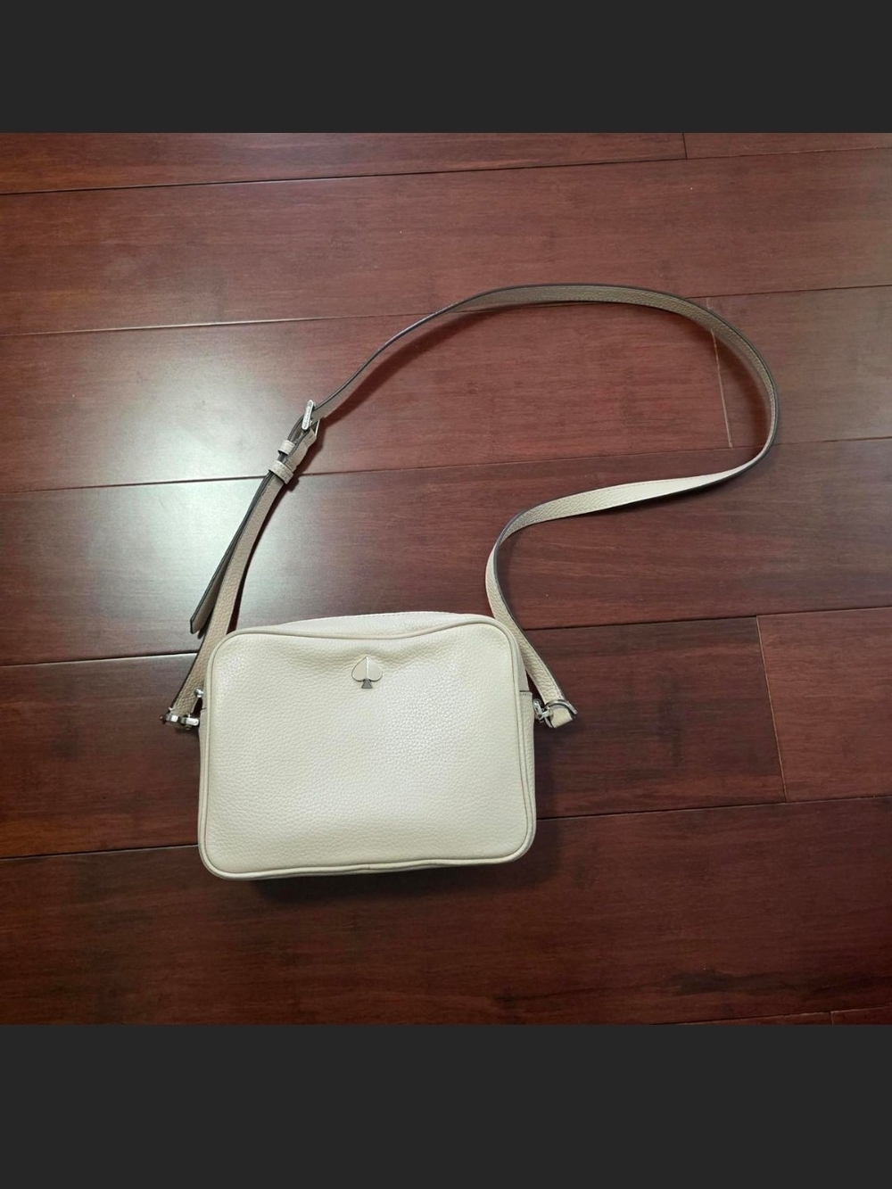 Kate Spade Pebbled Leather Crossbody Bag in Light Pink - Picture 2 of 9